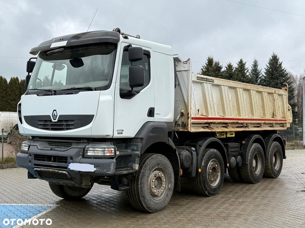 Renault KERAX 450 DXI / WYWROTKA / 8X4 / 3 STRONNA / MEILLER / EURO 5 - 1