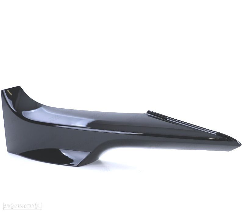 SPLITTERS PARA-CHOQUES FRONTAL BMW E92 E93 06-10 LOOK M PRETO BRILHANTE - 2