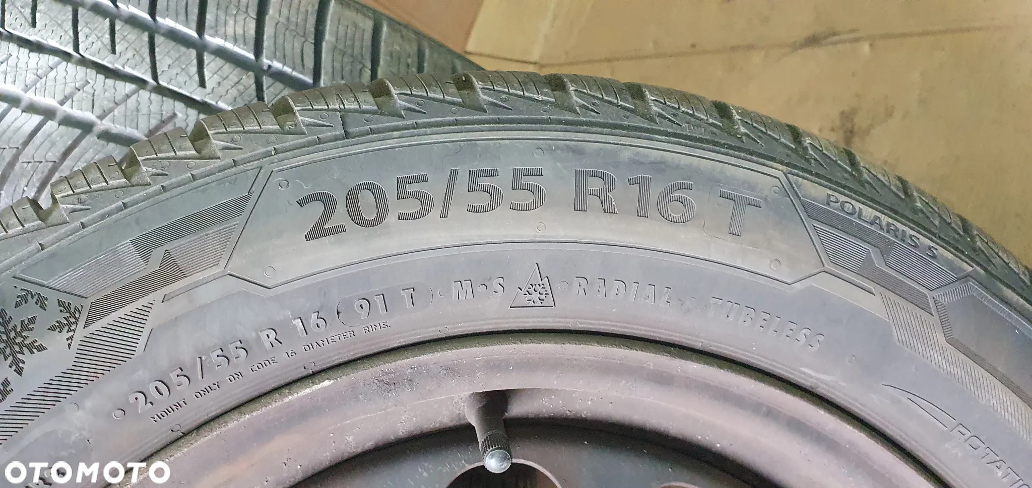 Felgi stalowe z oponami 6,5J ET50 5x112 205/55 R16 Volkswagen 1K0601027A - 13