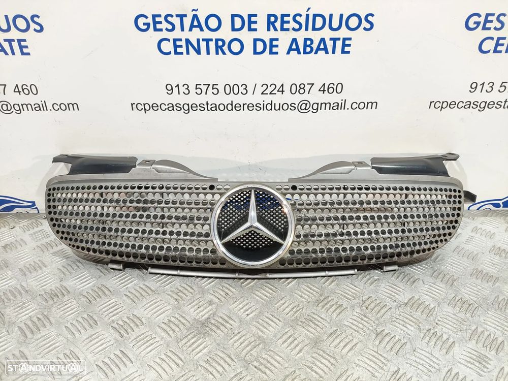 Grelha Central Pará-choques Frente Frontal Mercedes Benz SLK R170 Original - 1