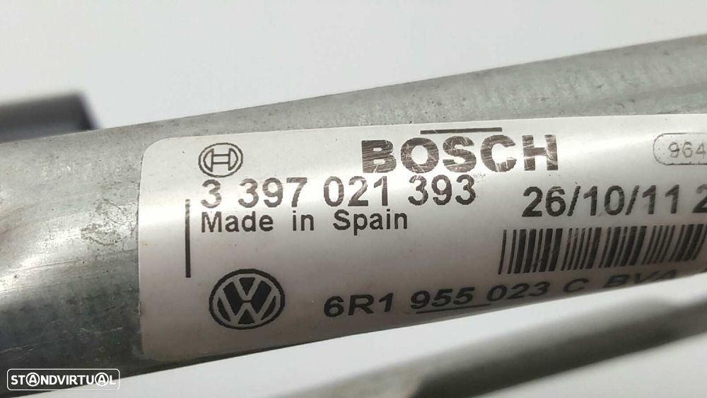 MOTOR LIMPA-VIDROS FRONTAL VOLKSWAGEN POLO (6R1) ADVANCE - 3