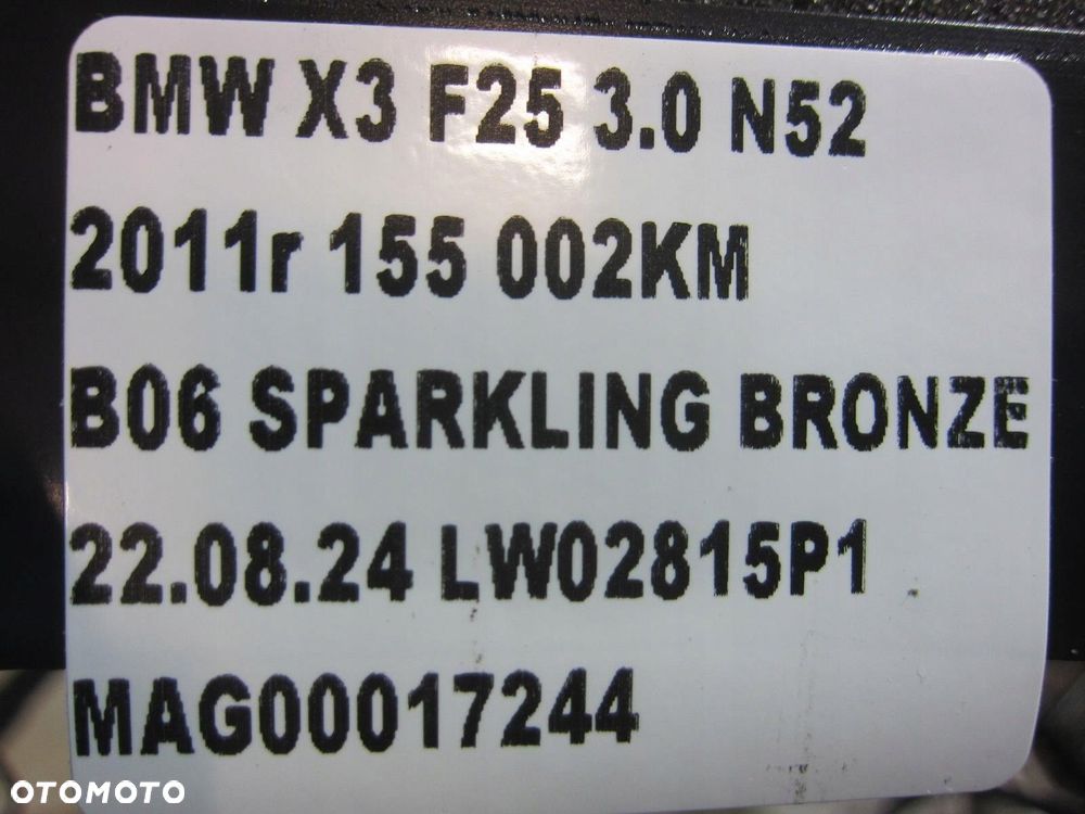 BMW X3 F25 GŁÓŚNIK TOP HIFI LEWY 9213759 LOGIC 7 TYLNY 65139213759 - 7