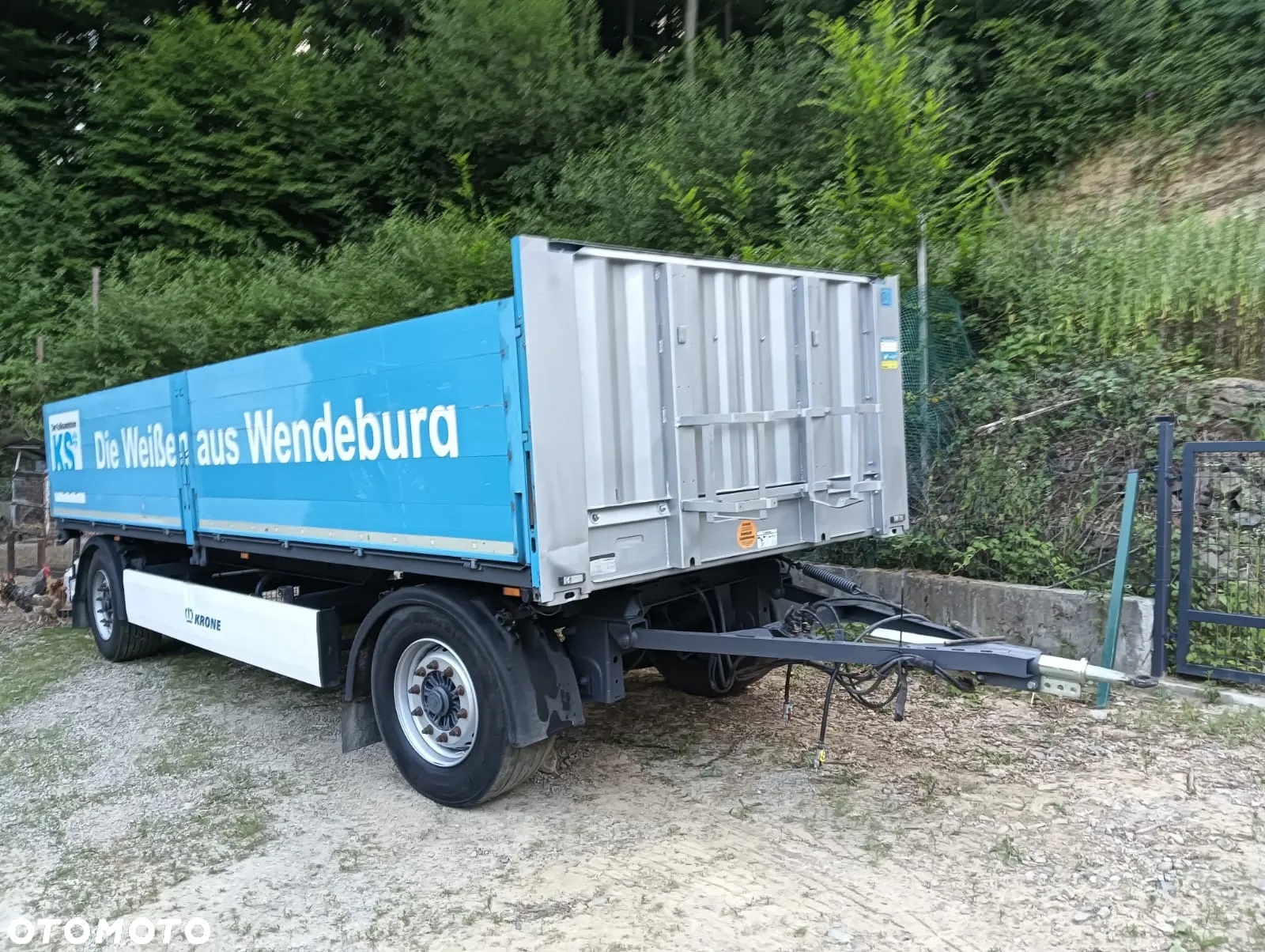 Krone przyczepa dwuosiowa dwu osiowa Burtowa burtówka rolnicza budowlana - 3