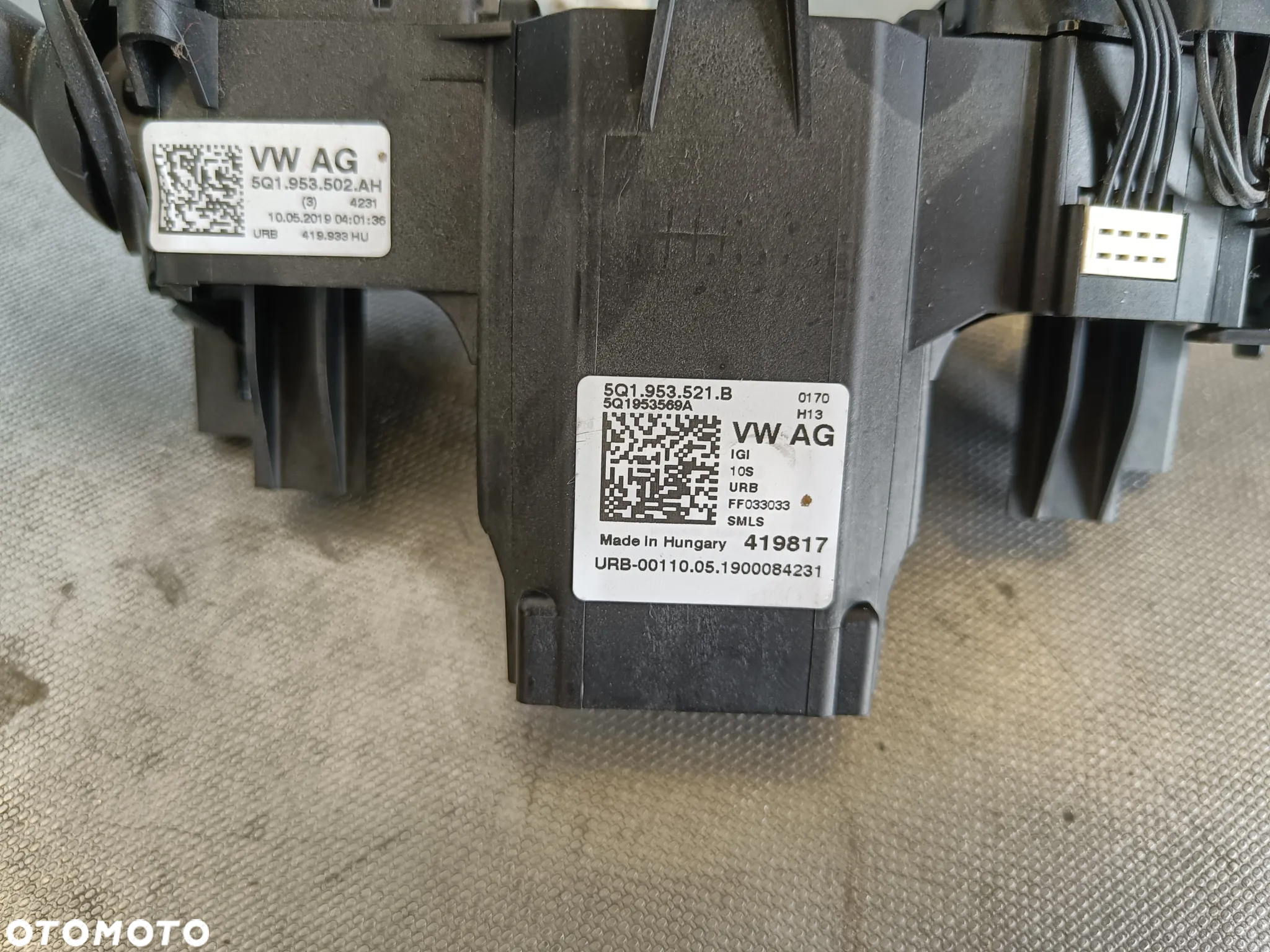 Przełącznik zespolony Skoda Superb 3 III Karoq  Seat Ateca VW Passat Manetka Tempomatu 5Q1953521B - 7
