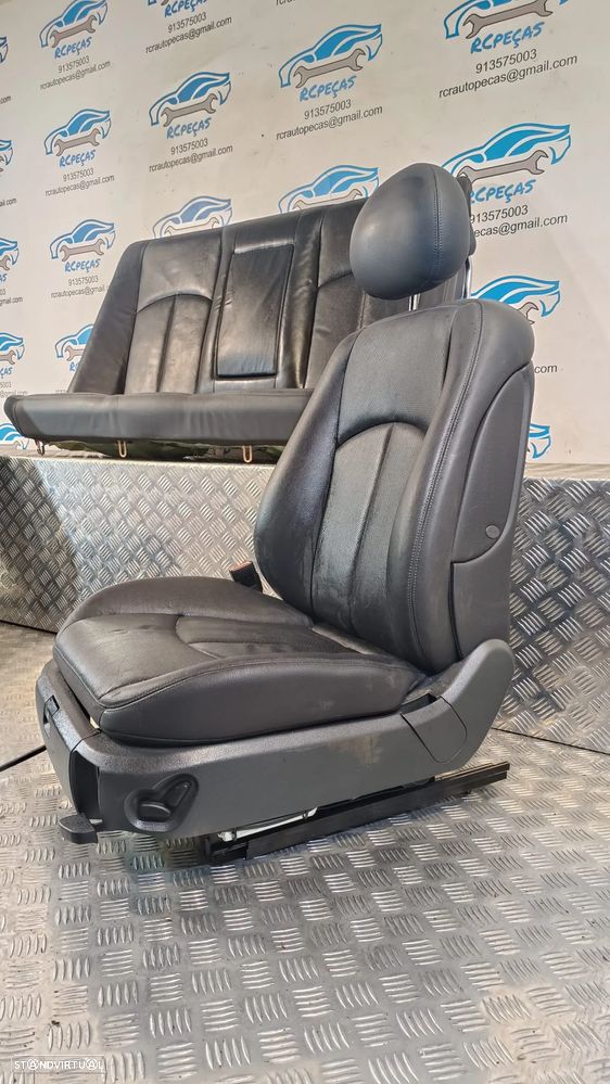 .BANCO BANCOS MERCEDES BENZ CLASS E W211 PELE AQUECIDO AIRBAG FRENTE FRONTAL TRASEIRO TRÁS - 12