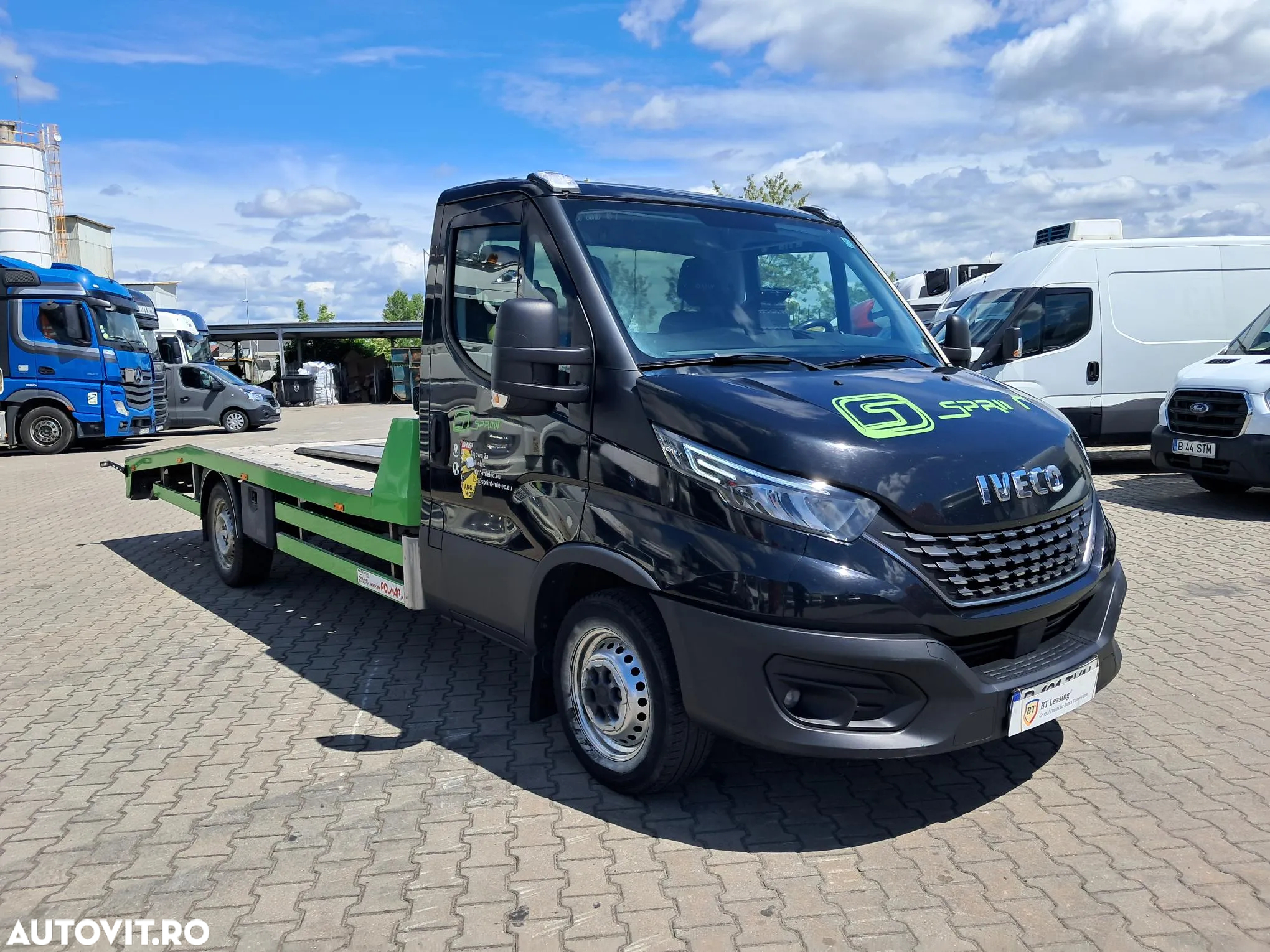 Iveco daily 35s18 3.0d 180cp automat platforma transport auto - 2