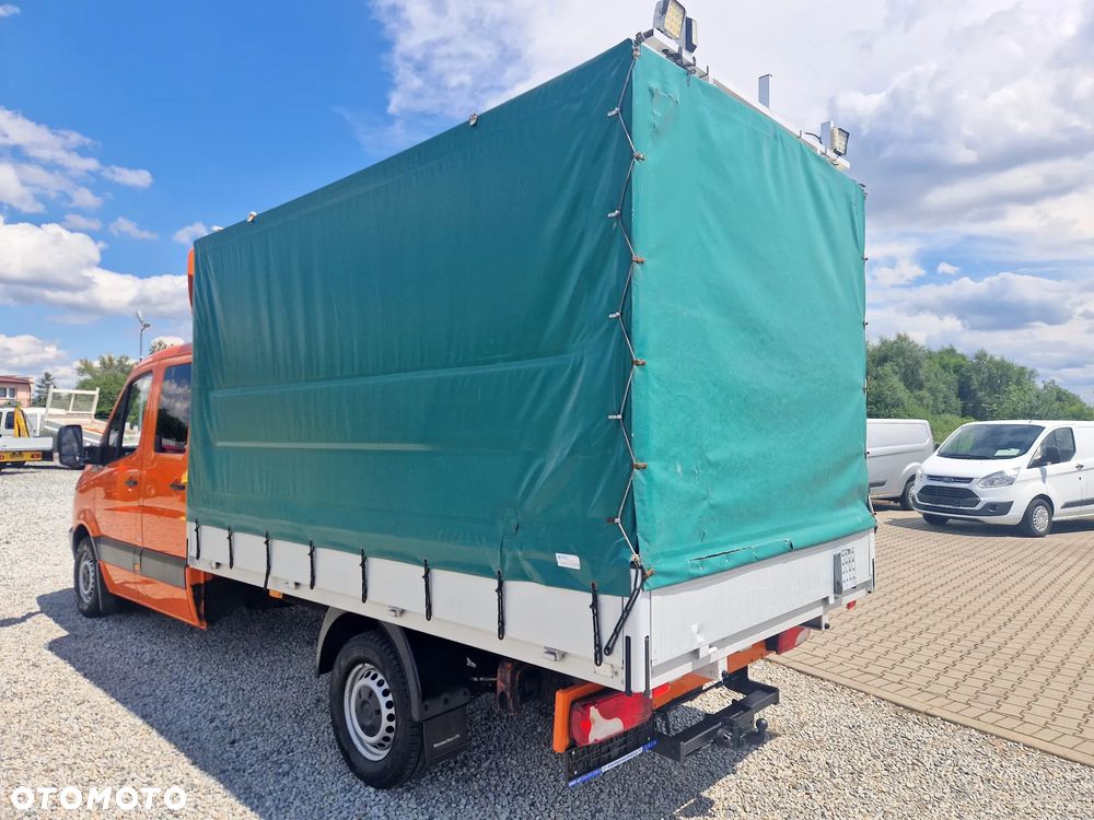 Mercedes-Benz SPRINTER 316 2,2 CDI 163 KONNA DOKA BRYGADÓWKA 7 OSOBOWA 3,6M SKRZYNIA PLANDEKA  KLIMA WEBASTO GWARANCJA - 3