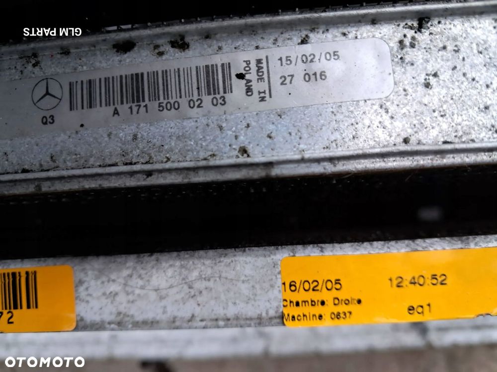 mercedes-benz slk r171 1.8 pas przedni chłodnica wentylator komplet - 5