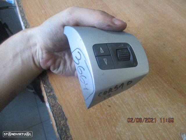 Interruptor 13222332 OPEL CORSA D 2012 Botão Volante - 5