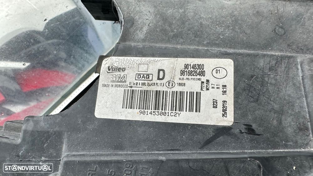 farol drt opel combo - 2