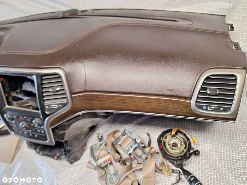 jeep grand cherokee wk2 lift konsola braz air bag poduszki pasy org demonta - 3