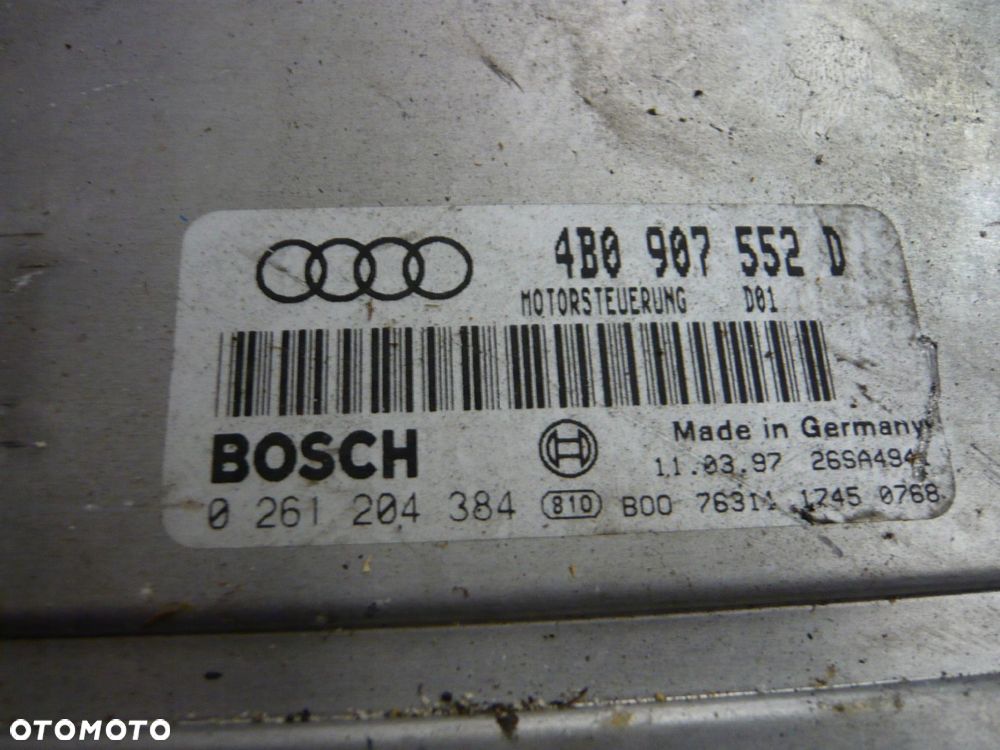 Komputer sterownik silnika 4B0907552D Audi A6 C5 2.4 - 2