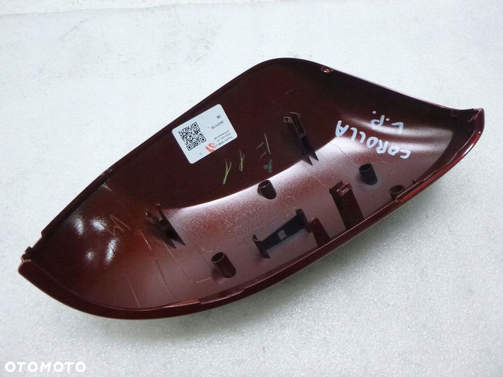 TOYOTA COROLLA XII 18- OSŁONA OBUDOWA LUSTERKA LEWA KOLOR PREMIUM RED ORYGINAŁ - 6