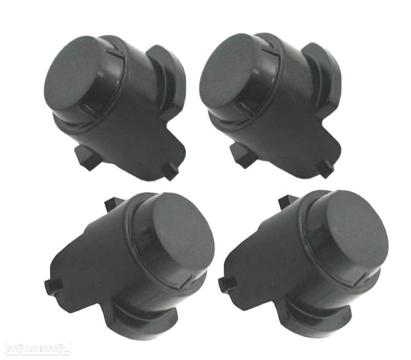 KIT 4 TAMPAS 18MM FUROS PARKTRONIC AUDI VOLKSWAGEN VW SKODA SEAT MERCEDES - 1