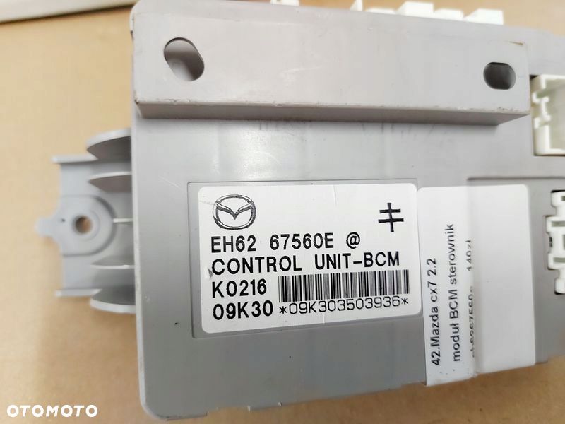 mazda cx-7 moduł sterownik bcm eh6267560e - 3