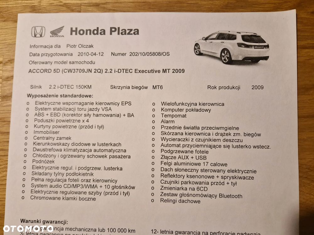 Honda Accord 2.2d Executive - 20