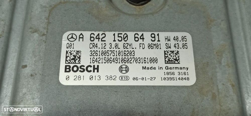 CENTRALINA DO MOTOR UCE MERCEDES CLASE M (W164) 320 / 350 CDI (164.122) - 3