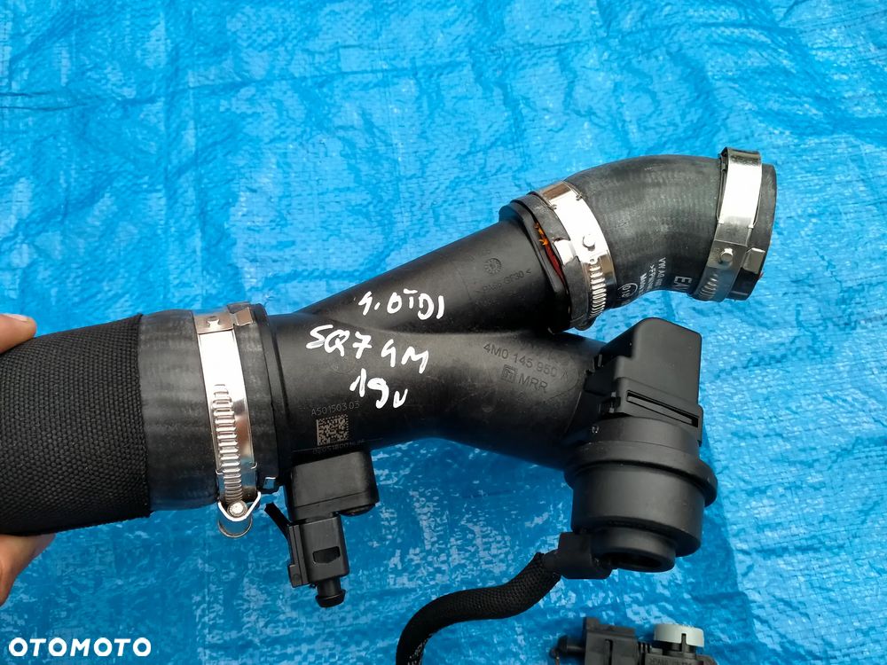 Audi SQ7 SQ8  4M 4.0 TDI Przewód Rura Powietrza Przepustnica 4M0145950A 4M0145979D 1K0906283A - 2