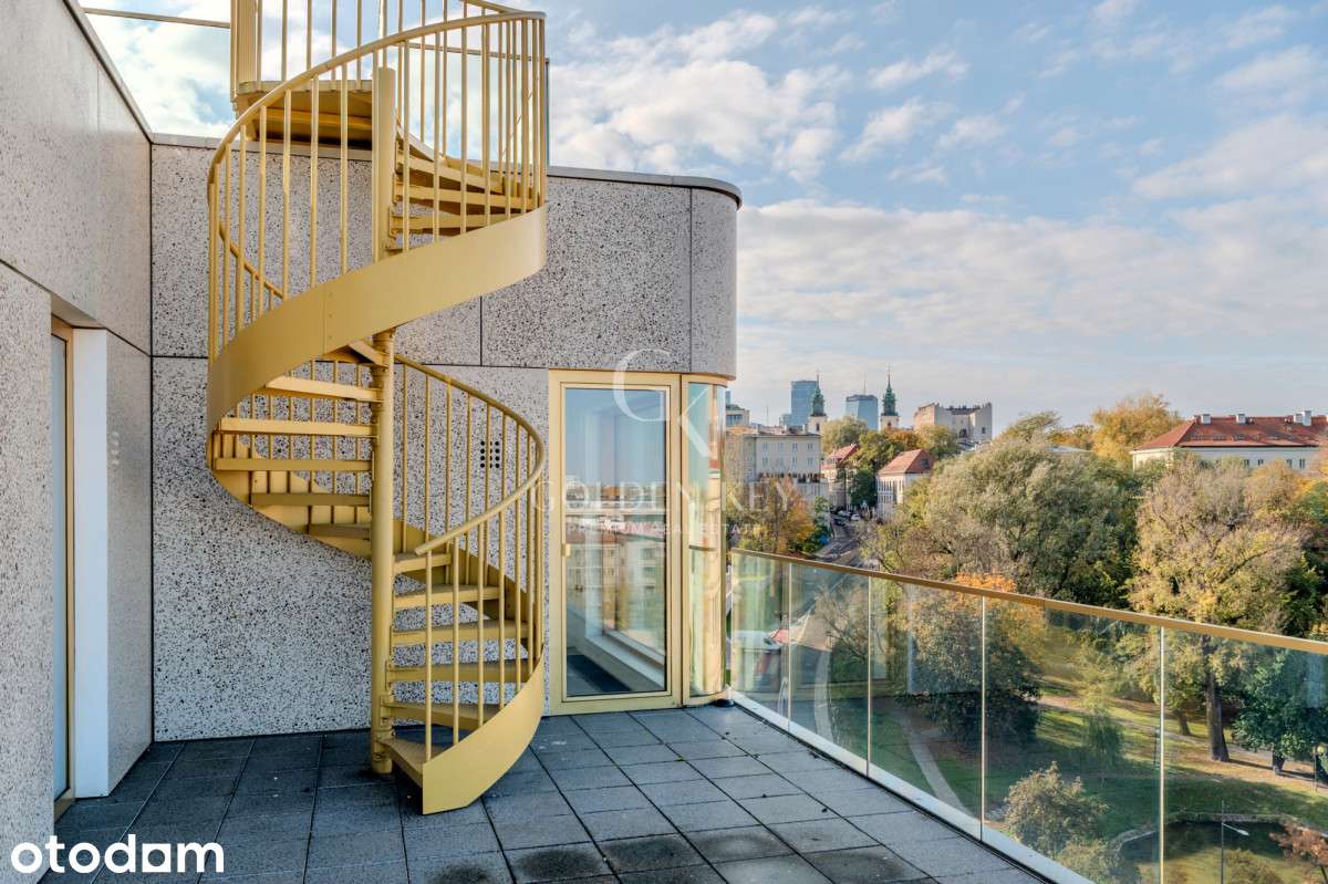 Penthouse Powiśle | prywatny ogród 50 m2,siłownia