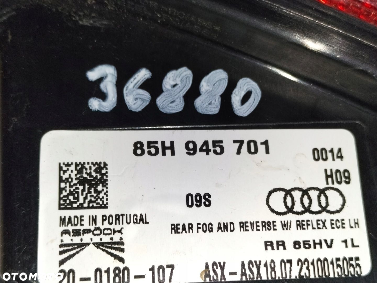 Lampa przeciwmgielna tylna tył lewa AUDI Q6 85H 24- LED - 5