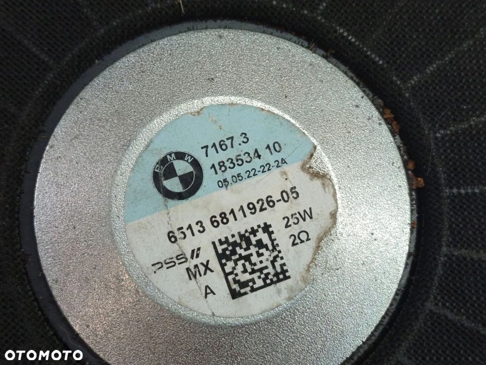 BMW X3 G01 X4 G02 GŁOŚNIK NISKOTONOWY CENTRALNY HIFI 6811926 - 5