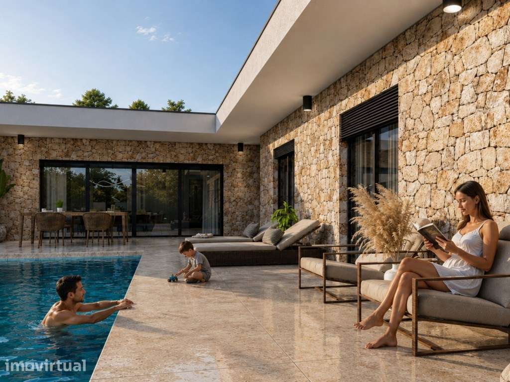 Moradia T3 térrea com piscina | Estorãos, Ponte de Lima - Grande imagem: 3/8