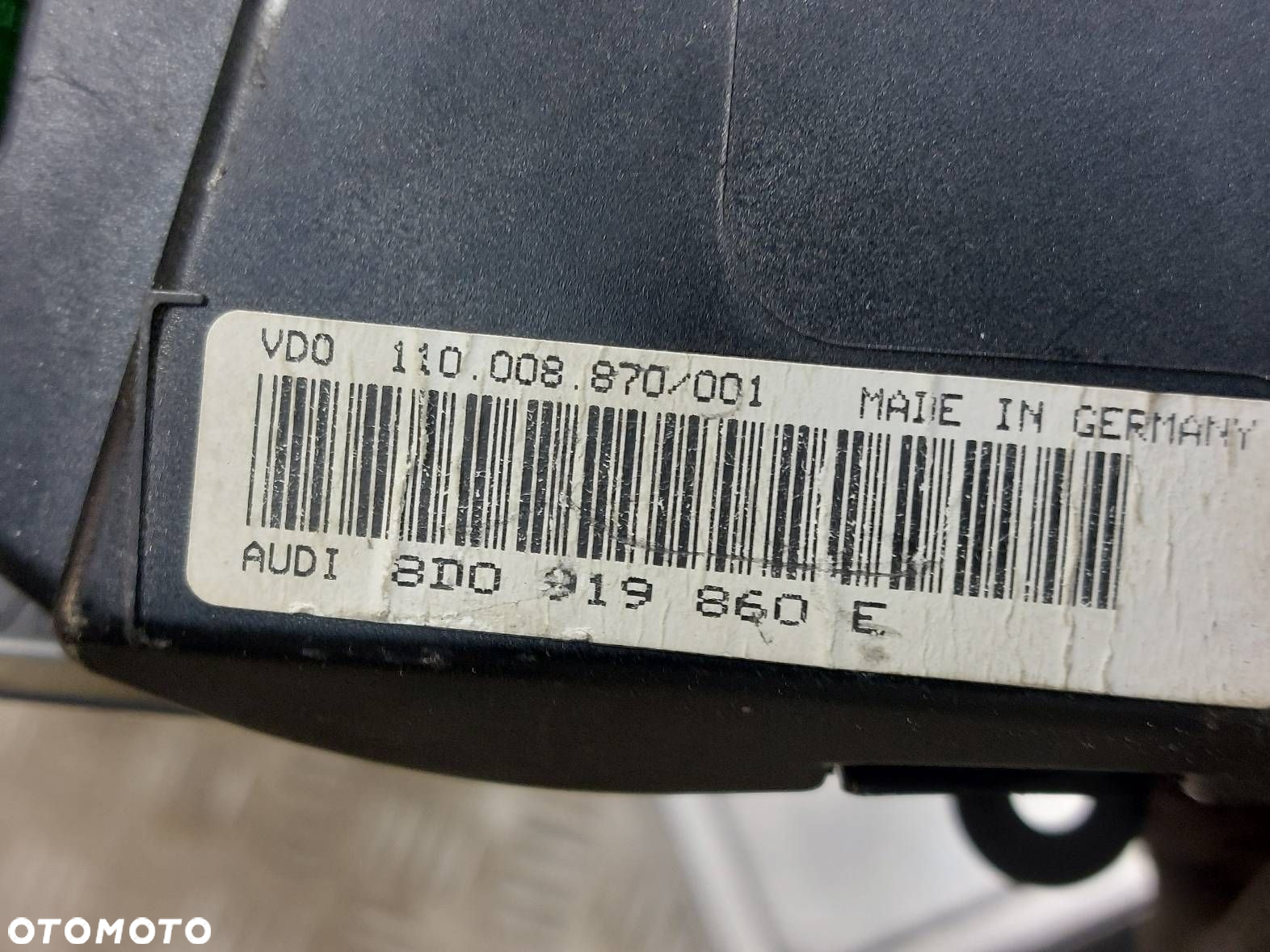 ZESTAW STARTOWY AUDI A4 B5 1.9 TDI 038906018S 4B0905851A 8D0919860E - 8