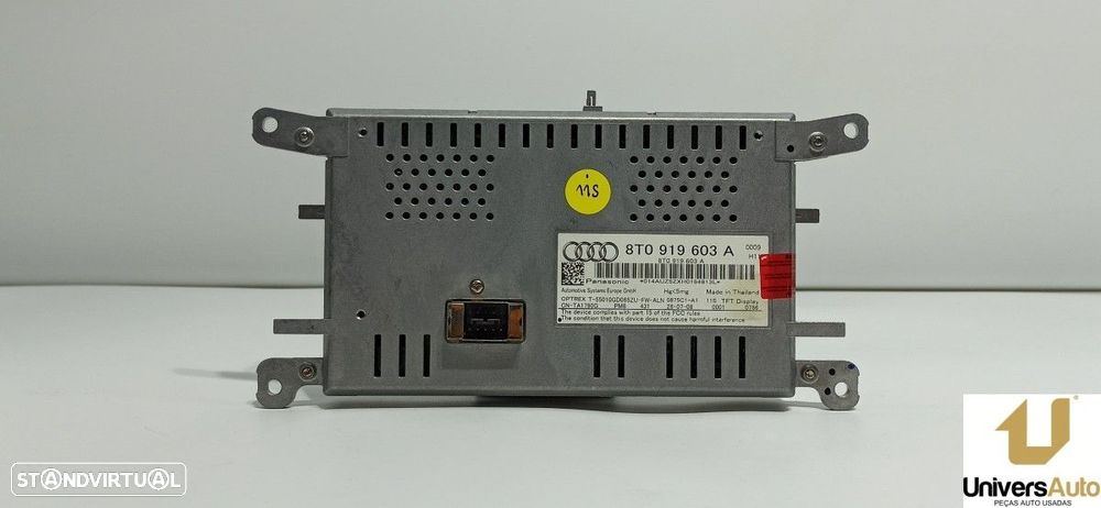 TELA/ECRÃ MULTIFUNÇÕES AUDI A4 BER. (B8) BáSICO - 2