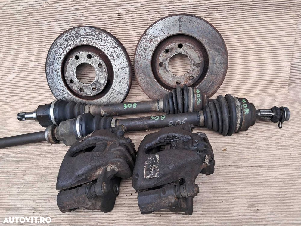 Peugeot 308, planetare, etrieri, discuri fata, motor 1,4 benzina - 1
