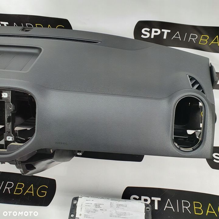 VW TIGUAN I 1 LIFT DESKA ROZDZIELCZA KONSOLA KOKPIT PULPIT PODUSZKI AIRBAG AIR BAG PASY KIT SET - 4