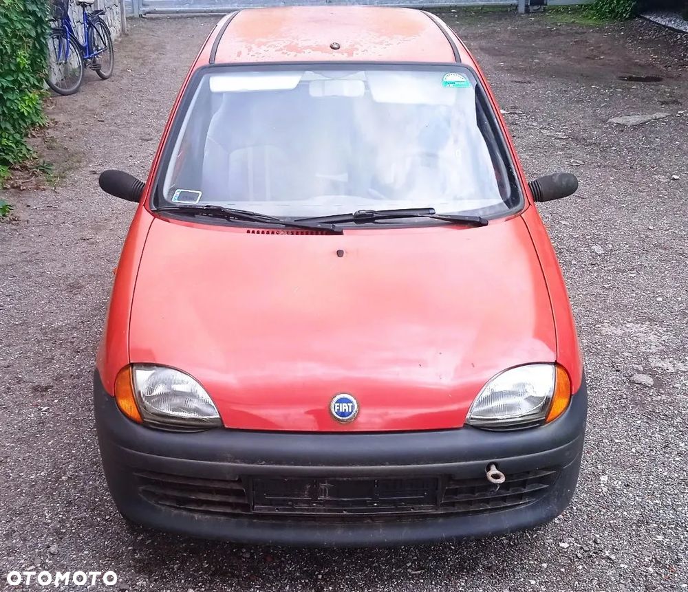 Na części Seicento 900 lak. 199/A skrzynia silnik 187AXA1A drzwi maska lampa zderzak klapa szyba błotnik fotel kanapa - 3