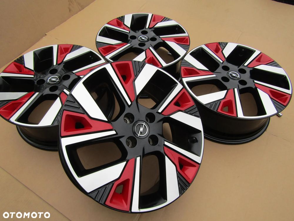 4x Felgi Aluminiowe 18 Opel Mokka II B Corsa F Peugeot 2008 II 2008 5008 Citroen DS3 DS4 C4 Cactus C3 II III 7 j 4x108 ET35 - 18
