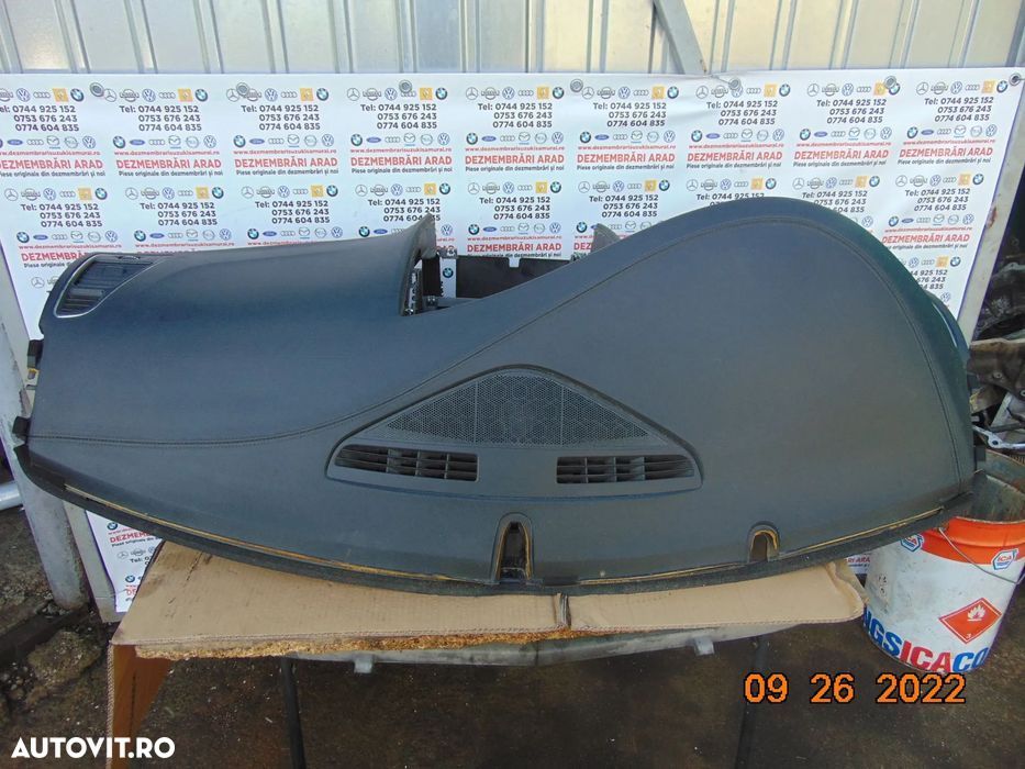 Plansa Bord renault Latitude airbag sofer pasager modul airbag-uri dez - 2