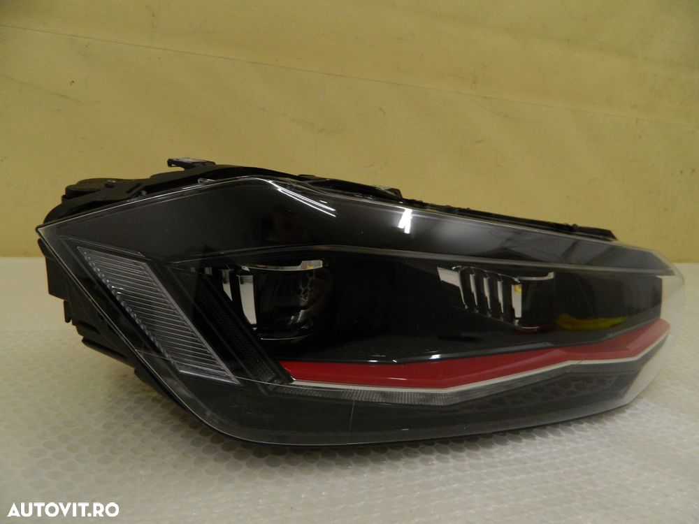 Far dreapta VW Polo GTI 2G Full LED, 2017, 2018,  2019, 2020, 2021, cod origine 2G1941036C. - 4