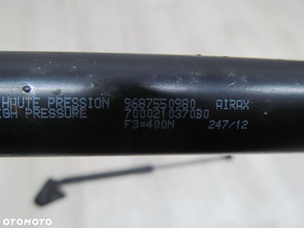 CITROEN DS3 SILOWNIK KLAPY BAGAZNIKA KPL 9687550980 08-16 - 2