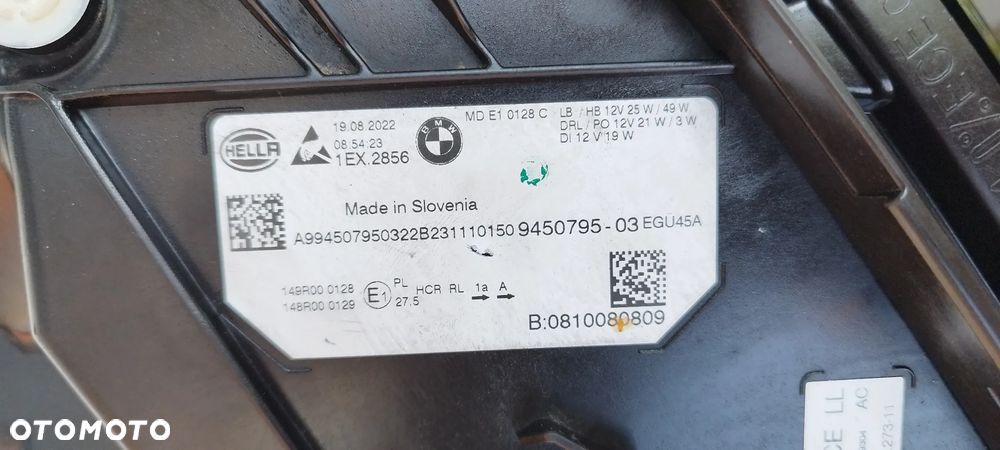BMW 3 G20 G21 Lift 2023- Full Led Lewa Idealna Oryginał 9450795 - 03 - 7