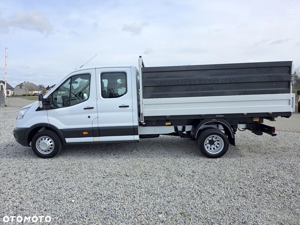 Ford TRANSIT 2,0 TDCI 170 KONNY WYWROTKA 3 STRONNA DOKA BRYGADÓWKA 7 OSOBOWA KLIMA WEBASTO LEDY 150T/KM PRZEBIEGU BLIŻNIAKI DO 3,5T WYWROT GWARANCJA - 37