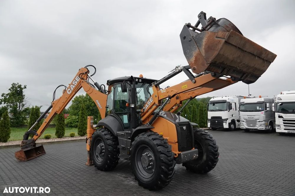 Case 965 ST / BULDOEXCAVATOR / 4X4x4 / PE ROȚI EGALE / AER CONDIȚIONAT / POWERSHIFT / Roți directoare 4WS / SET GALETE / 2020 / - 8
