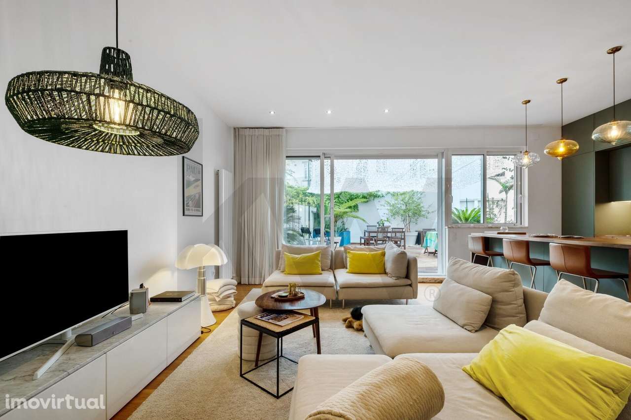 APARTAMENTO T3 NO CENTRO DE LISBOA– RENOVAÇÃO DE 2020 |  100M2 TERRAÇO - Grande imagem: 2/30