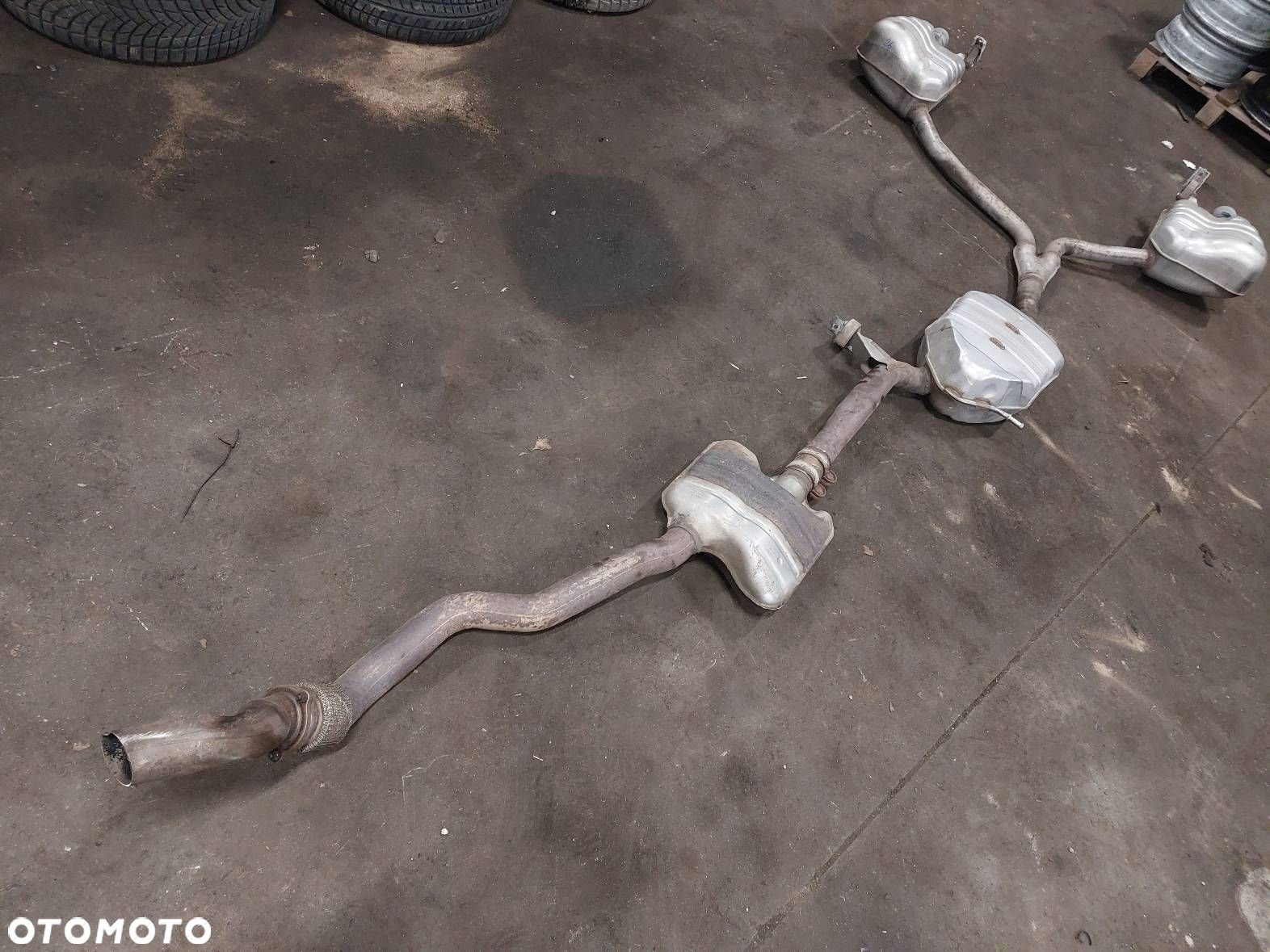 TŁUMIK WYDECH ŚRODKOWY + KOŃCOWY AUDI A5 8T 1.8 TFSI 8K0253211AC - 11