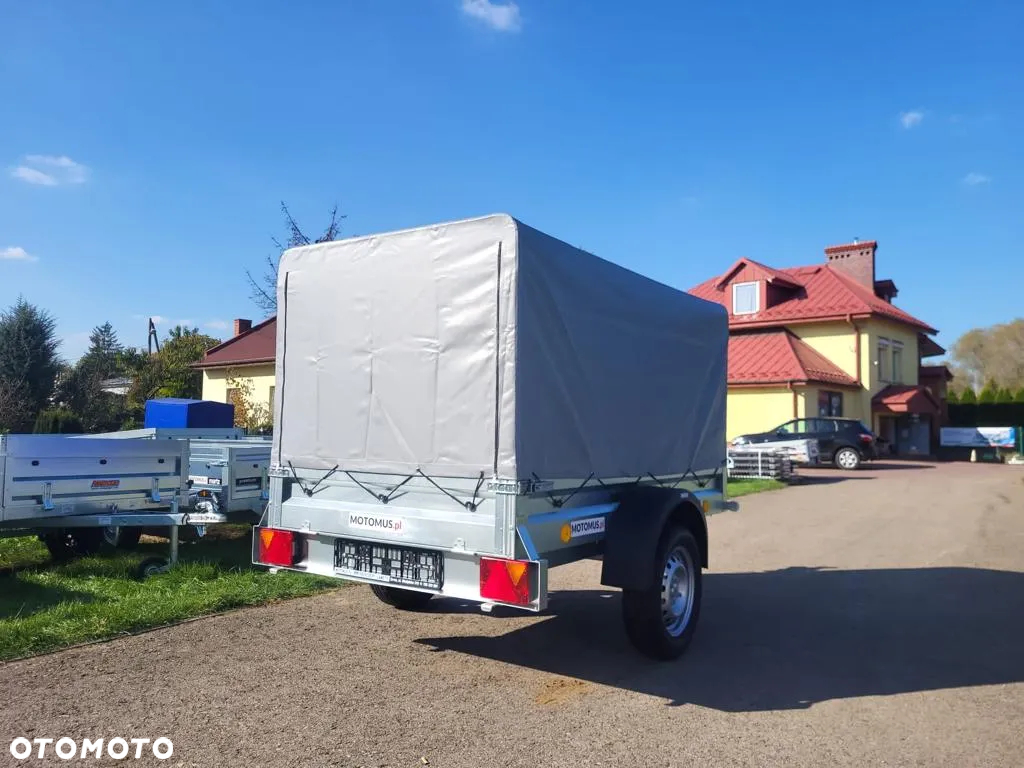 Neptun Przyczepa Neptun N7-202 202x114x30 ze stelażem i plandeką 80 cm 1 oś - 12
