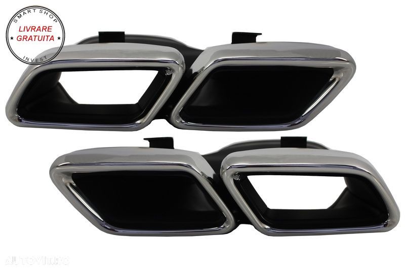 Difuzor Bara Spate cu Ornamente Tobe Mercedes E-Class W213 S213 Standard (2016-201- livrare gratuita - 10