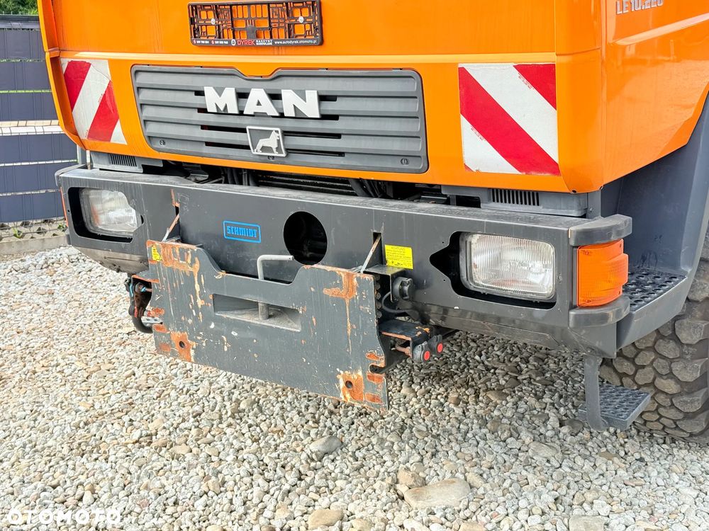 MAN * MAN 10-220 * Pług * Kiper Wywrotka Meiller * 4x4 * Zimowe Utrzymanie * Unimog * - 4