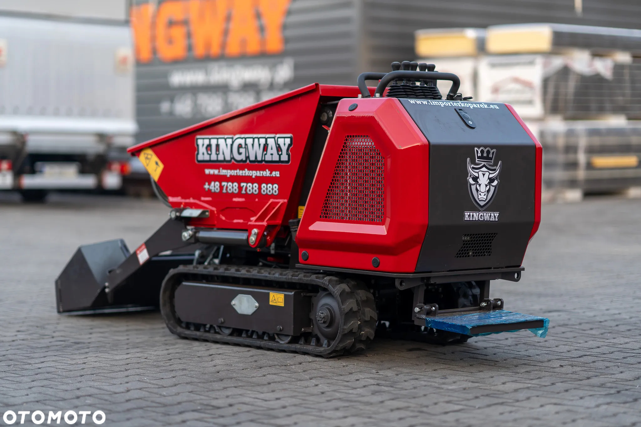 Kingway Taczka spalinowa z ładowaczem czołowym XN800 - 9