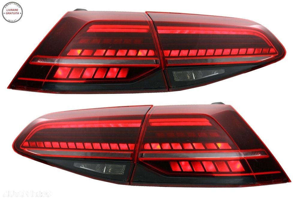 Stopuri Full LED compatibil cuVW Golf 7 & 7.5 VII (2013-2019) Facelift Retrofit G7- livrare gratuita - 3