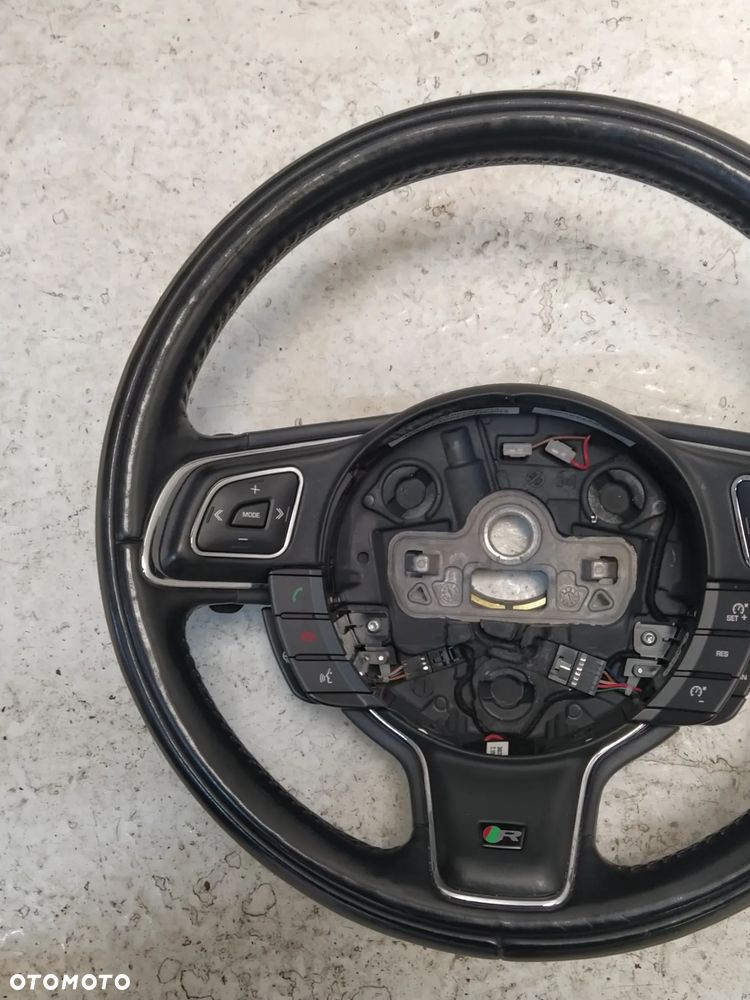 JAGUAR XJ-R X351  KIEROWNICA MULTIFUNKCYJNA SKÓRA GRZANA ŁOPATKI TEMPOMAT ORYGINAŁ - 3