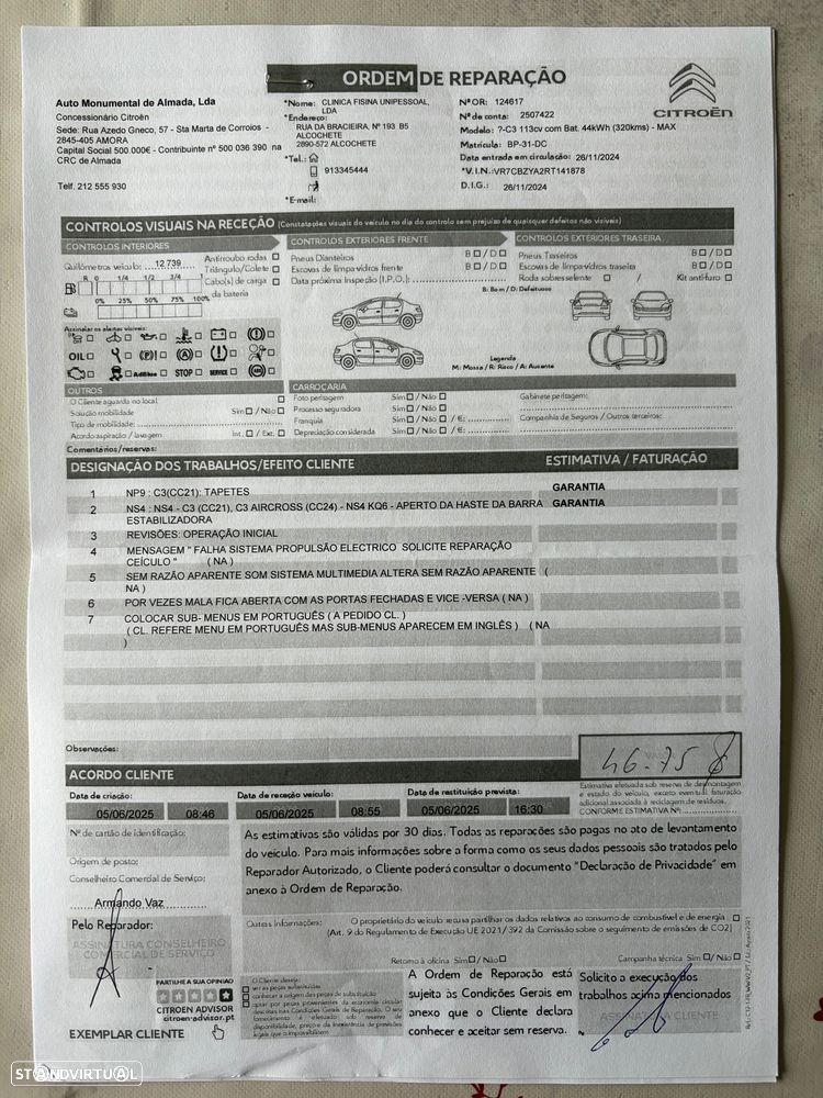 Citroën e-C3 44 kWh Autonomia Conforto Max - 18