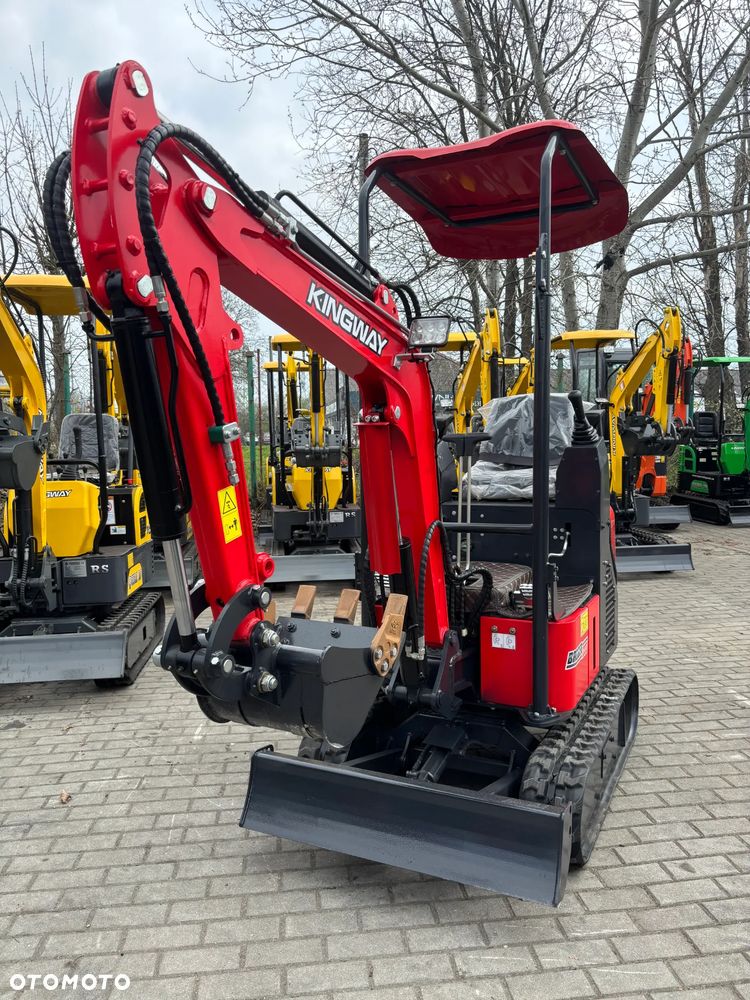 Kingway BAGGER 1000 Joistick Ramię Skrętne 1200kg 3 łyżki - 6