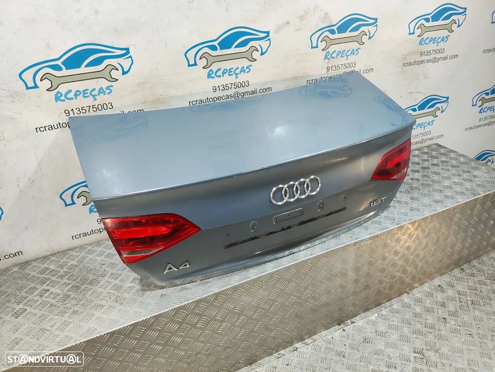 Tampa / Porta da Mala Audi A4 B8 Sedan - Pré Facelift - Farolins | Simbolo | Forra - 6