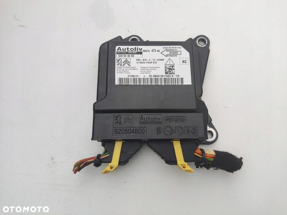 DESKA KONSOLA PODUSZKI AIR-BAG PASY CITROEN C4 PICASSO II 2013-2016 - 11